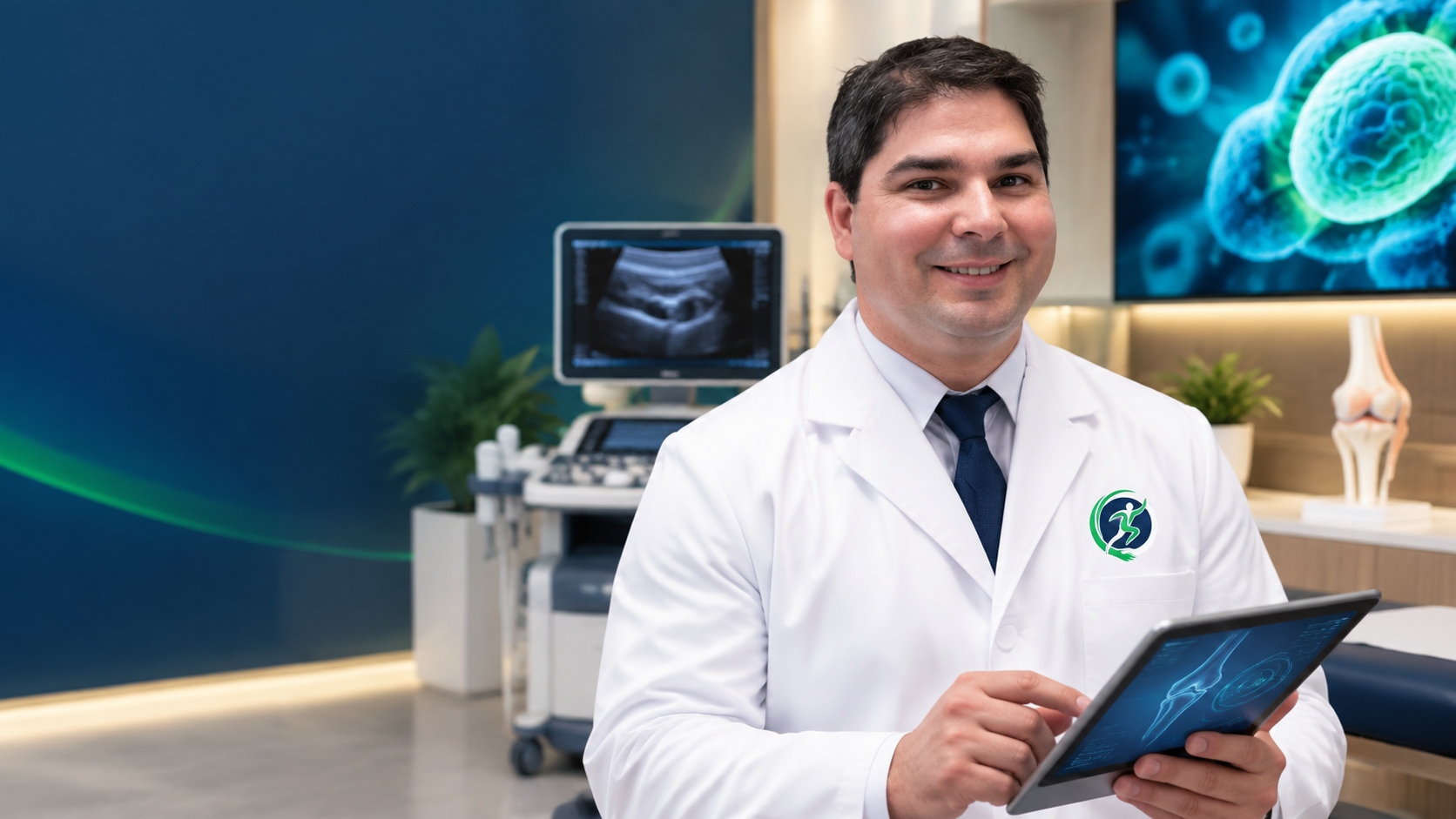 Profesional en consulta médica